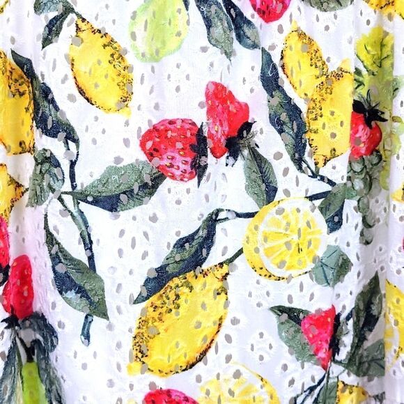 Lemoncello Tiered Dress. Size L - Picture 4 of 12